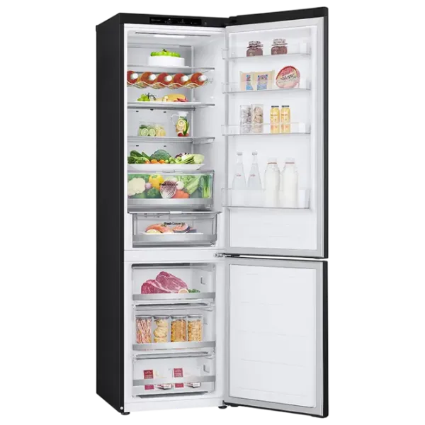 Frigider LG GBV7280CEV cu congelator jos 387 l / 203 cm / Black photo 6