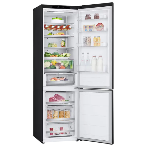 Frigider LG GBV7280CEV cu congelator jos 387 l / 203 cm / Black photo 6