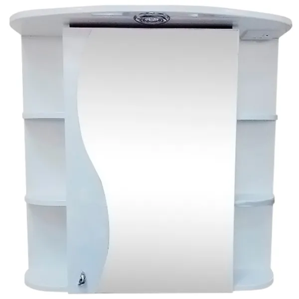 Dulap cu oglindă Baieplus S-Line 70 x 75 x / Oglindă / White photo 1