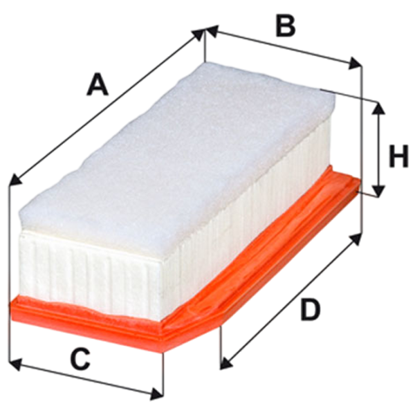 Filtru de aer Wix Filters WA9830 WX-WA9830 photo 1