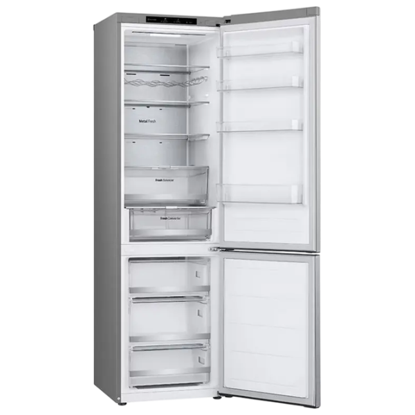 Frigider LG GBV7280DMB cu congelator jos 387 l / 203 cm / Inox photo 5
