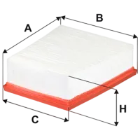 Воздушный фильтр Meyle WA9831 WX-WA9831