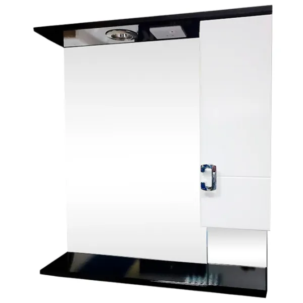 Шкаф с зеркалом Baieplus Modern 70 x 65 x / Зеркало / White photo 1