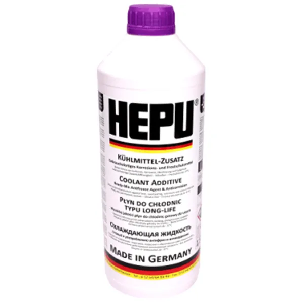 Антифриз HEPU P900 RM12 PLUS 1.5л Пурпурный photo 1