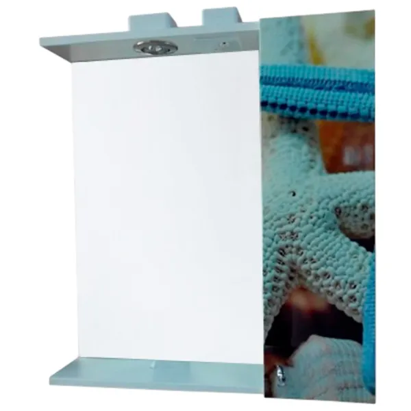 Dulap cu oglindă Baieplus Blue Sea Star 70 x 65 x / Oglindă / Multicolor photo 1