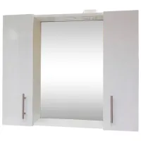Dulap cu oglindă Baieplus BURGAS 70 x 85 x / Oglindă / White