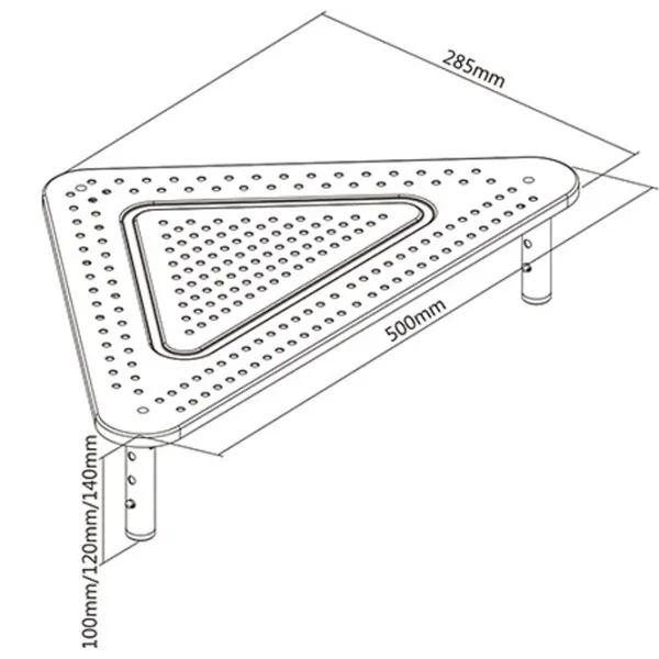 Кронштейн для монитора Gembird MS-TABLE-02 / Черный photo 3