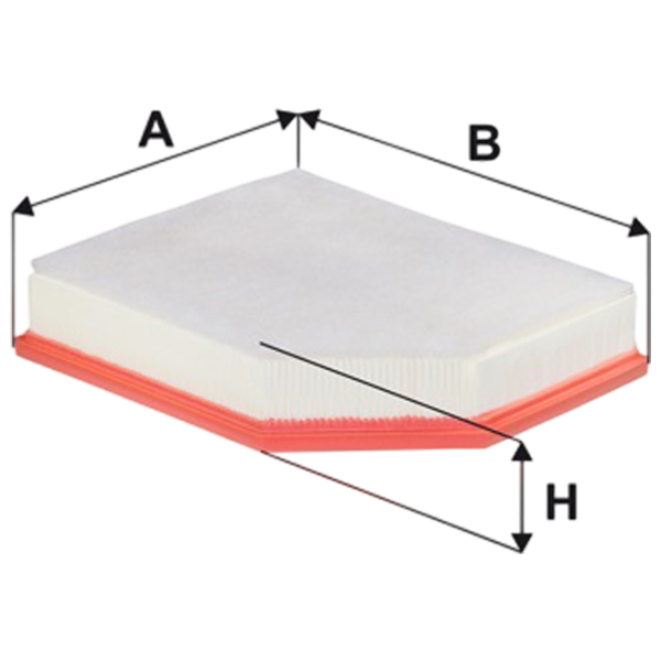 Воздушный фильтр Wix Filters WA9850 WX-WA9850 photo 1