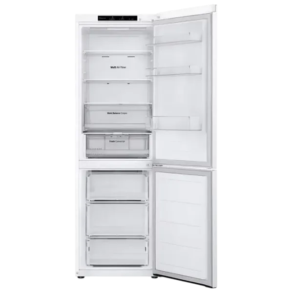 Frigider LG GBV3100ESW cu congelator jos 344 l / 186 cm / White photo 6