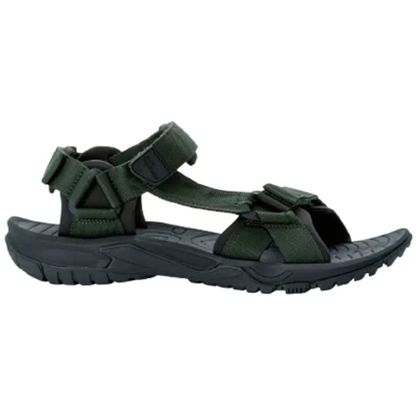 Sandale pentru bărbați Jack Wolfskin Lakewood Ride Sandal M Darkolivegreen / Textil photo 1 Sandale pentru bărbați Jack Wolfskin Lakewood Ride Sandal M Darkolivegreen / Textil photo 1