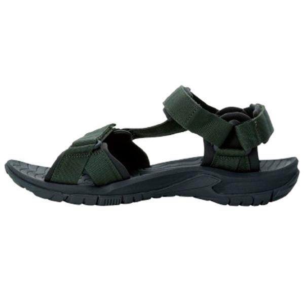 Sandale pentru bărbați Jack Wolfskin Lakewood Ride Sandal M Darkolivegreen / Textil photo 2 Sandale pentru bărbați Jack Wolfskin Lakewood Ride Sandal M Darkolivegreen / Textil photo 2