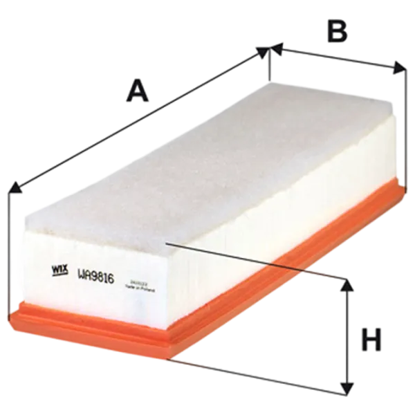 Воздушный фильтр Wix Filters WA9816 WX-WA9816 photo 1