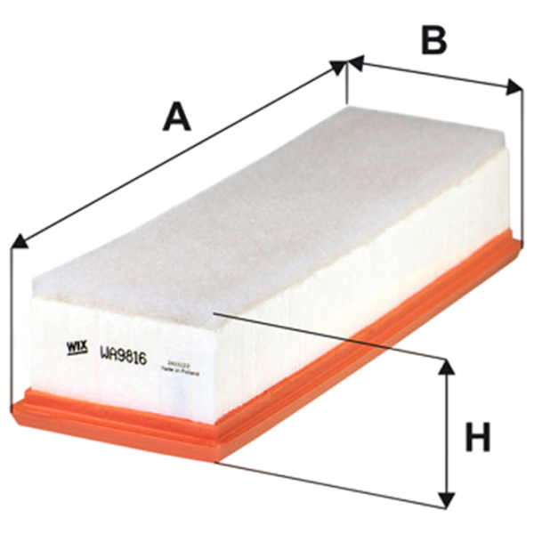Воздушный фильтр Wix Filters WA9816 WX-WA9816 photo 1