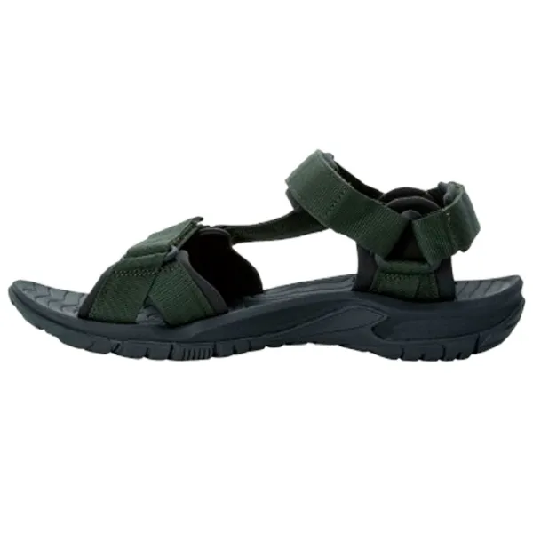 Sandale pentru bărbați Jack Wolfskin Lakewood Ride Sandal M Darkolivegreen / Textil photo 2 Sandale pentru bărbați Jack Wolfskin Lakewood Ride Sandal M Darkolivegreen / Textil photo 2