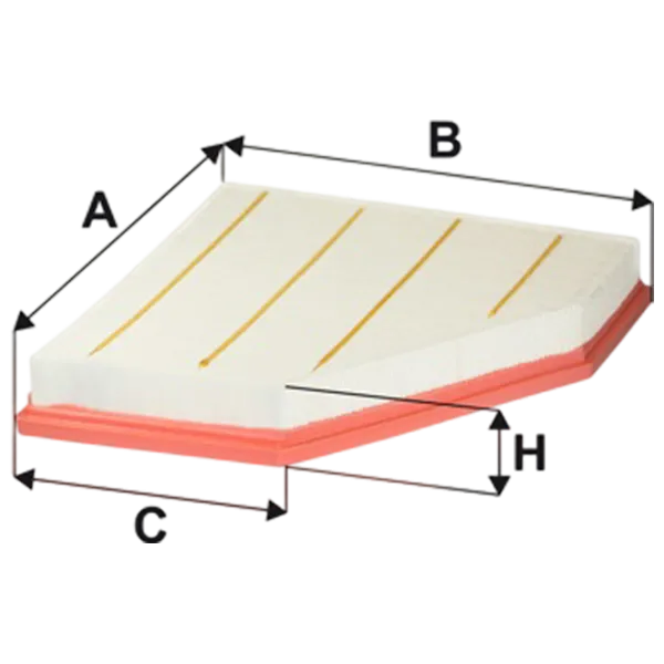 Filtru de aer Wix Filters WA9824 WX-WA9824 photo 1