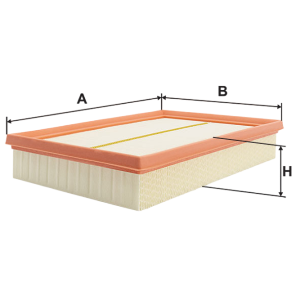 Filtru de aer Wix Filters WA9845 WX-WA9845 photo 1