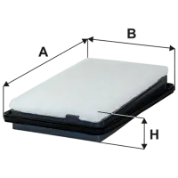 Воздушный фильтр Meyle WA9847 WX-WA9847