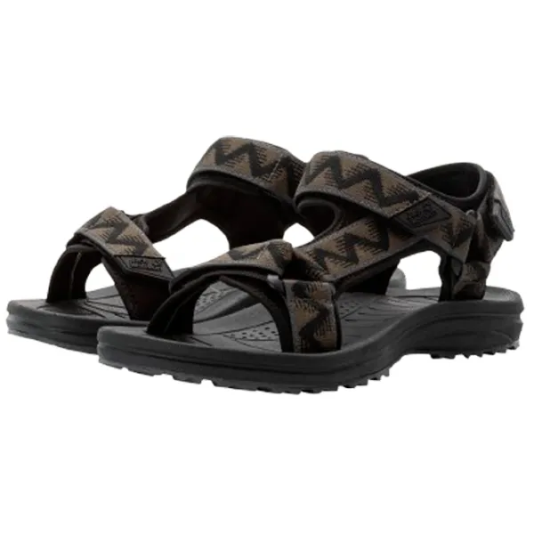 Sandale pentru bărbați Jack Wolfskin Wave Breaker M Darkolivegreen / Textil photo 1 Sandale pentru bărbați Jack Wolfskin Wave Breaker M Darkolivegreen / Textil photo 1