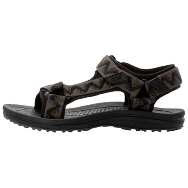 Sandale pentru bărbați Jack Wolfskin Wave Breaker M Darkolivegreen / Textil photo 2 Sandale pentru bărbați Jack Wolfskin Wave Breaker M Darkolivegreen / Textil photo 2