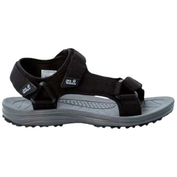Sandale pentru bărbați Jack Wolfskin Wave Breaker M Black / Textil photo 3 Sandale pentru bărbați Jack Wolfskin Wave Breaker M Black / Textil photo 3