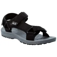 Сандалии для мужчин Jack Wolfskin Wave Breaker M Черный / Tекстиль