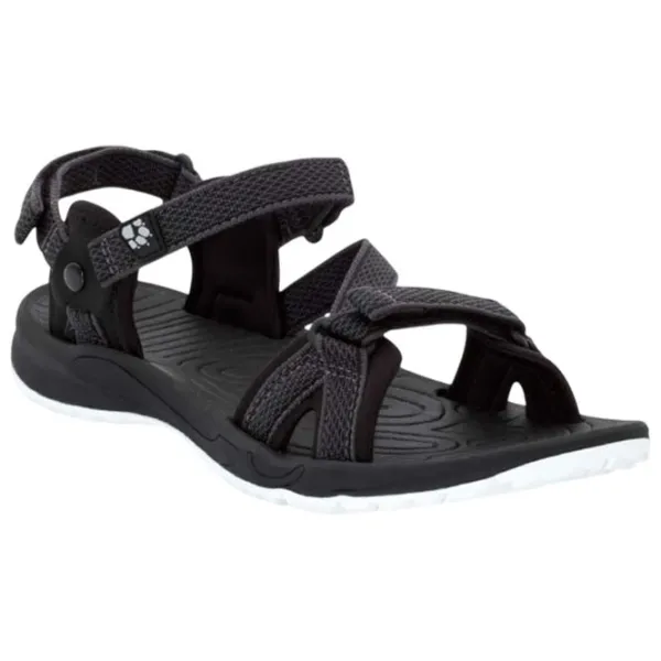 Sandale pentru femei Jack Wolfskin Lakewood Ride Sandal W Black / Textil photo 1