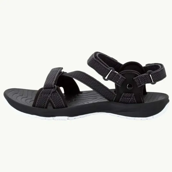 Sandale pentru femei Jack Wolfskin Lakewood Ride Sandal W Black / Textil photo 3