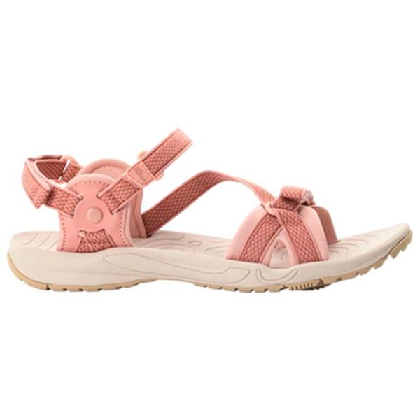 Sandale pentru femei Jack Wolfskin Lakewood Ride Sandal W Pink / Textil photo 1