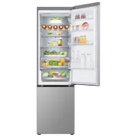 Frigider LG GBV7270CPY cu congelator jos 387 l / 203 cm / Inox photo 3