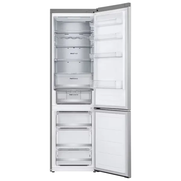 Frigider LG GBV7270CPY cu congelator jos 387 l / 203 cm / Inox photo 6