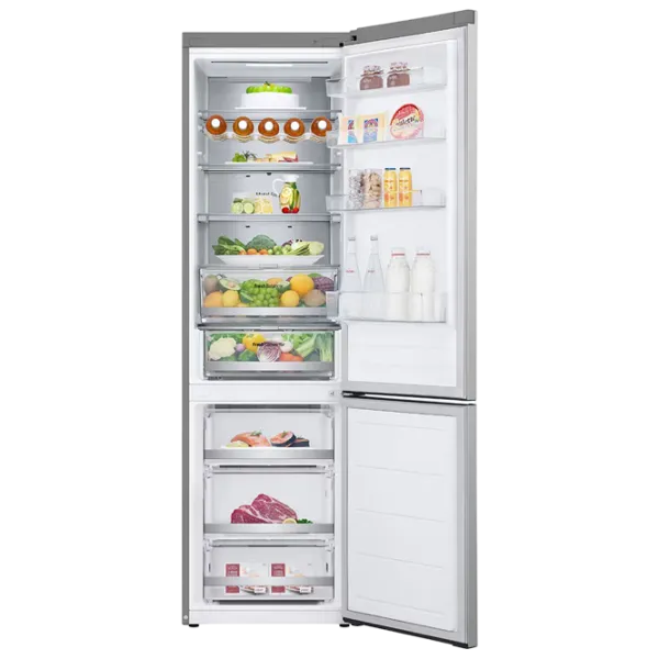 Frigider LG GBV7270CPY cu congelator jos 387 l / 203 cm / Inox photo 7