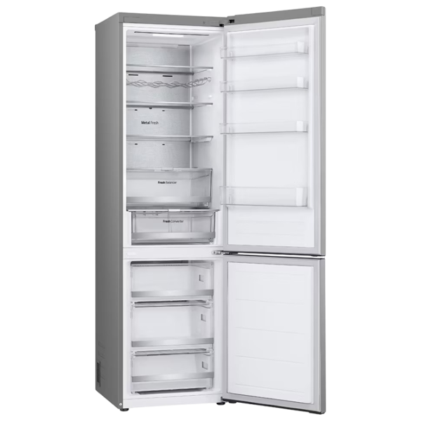 Frigider LG GBV7270CPY cu congelator jos 387 l / 203 cm / Inox photo 8