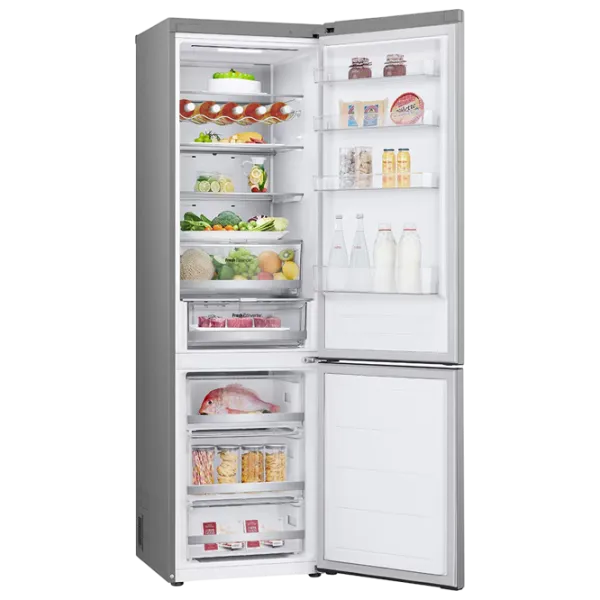 Frigider LG GBV7270CPY cu congelator jos 387 l / 203 cm / Inox photo 9