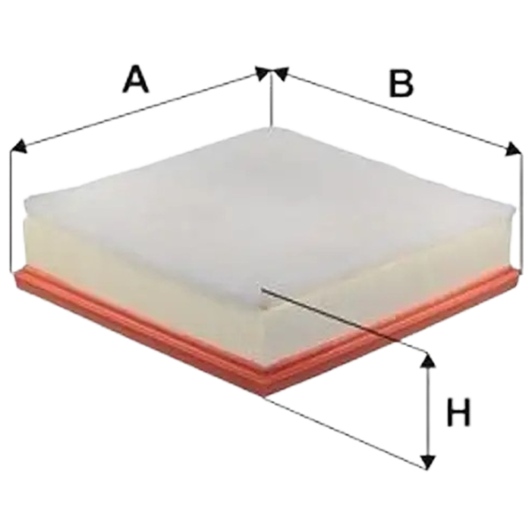 Filtru de aer Wix Filters WA9891 WX-WA9891 photo 1