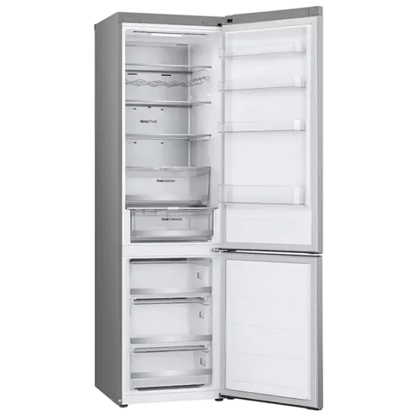 Frigider LG GBV7270DPY cu congelator jos 387 l / 203 cm / Inox photo 5