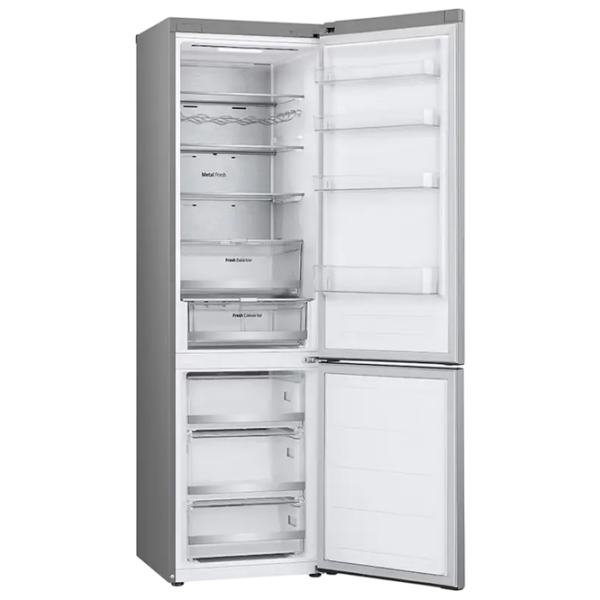 Frigider LG GBV7270DPY cu congelator jos 387 l / 203 cm / Inox photo 5