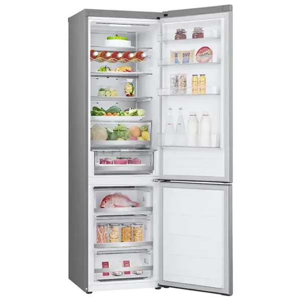 Frigider LG GBV7270DPY cu congelator jos 387 l / 203 cm / Inox photo 6