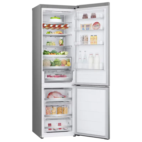 Frigider LG GBV7270DPY cu congelator jos 387 l / 203 cm / Inox photo 6