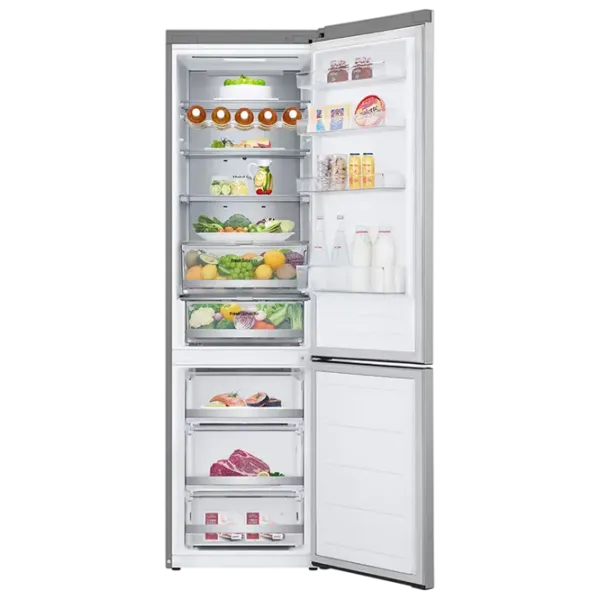 Frigider LG GBV7270DPY cu congelator jos 387 l / 203 cm / Inox photo 8
