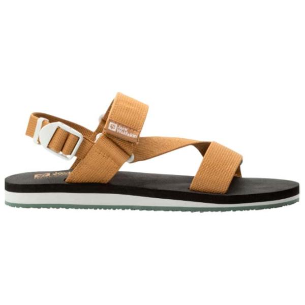 Sandale pentru femei Jack Wolfskin Urban Entdeckung Belt Sandal W Beige / Textil photo 1
