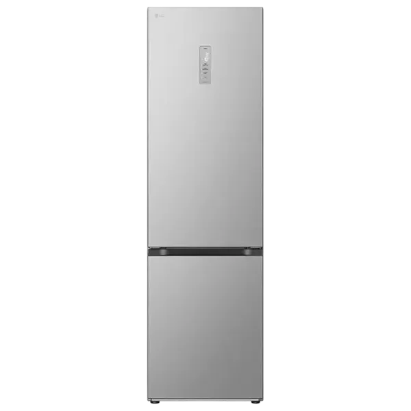 Frigider LG GBV3210DPY cu congelator jos 387 l / 203 cm / Inox photo 1