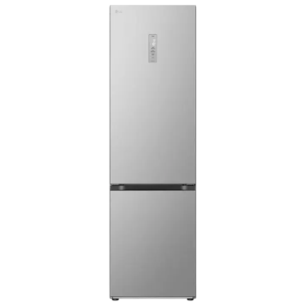 Frigider LG GBV3210DPY cu congelator jos 387 l / 203 cm / Inox photo 1