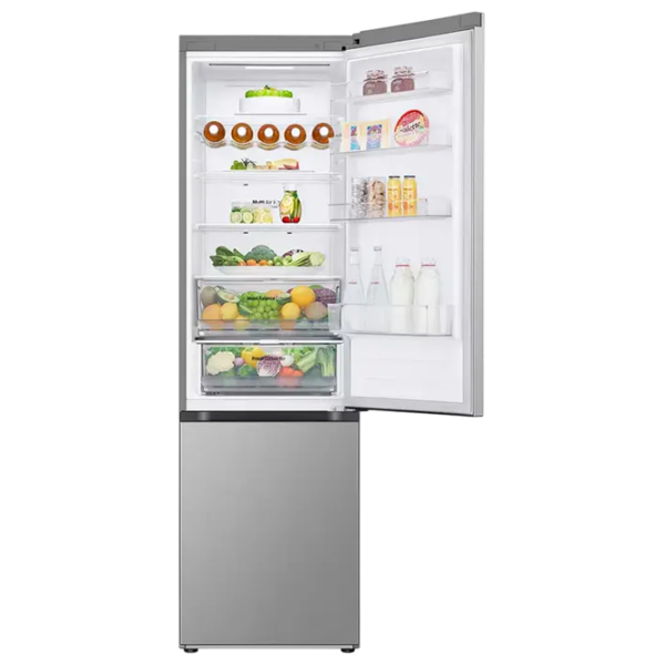 Frigider LG GBV3210DPY cu congelator jos 387 l / 203 cm / Inox photo 2