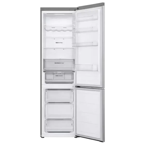 Frigider LG GBV3210DPY cu congelator jos 387 l / 203 cm / Inox photo 3