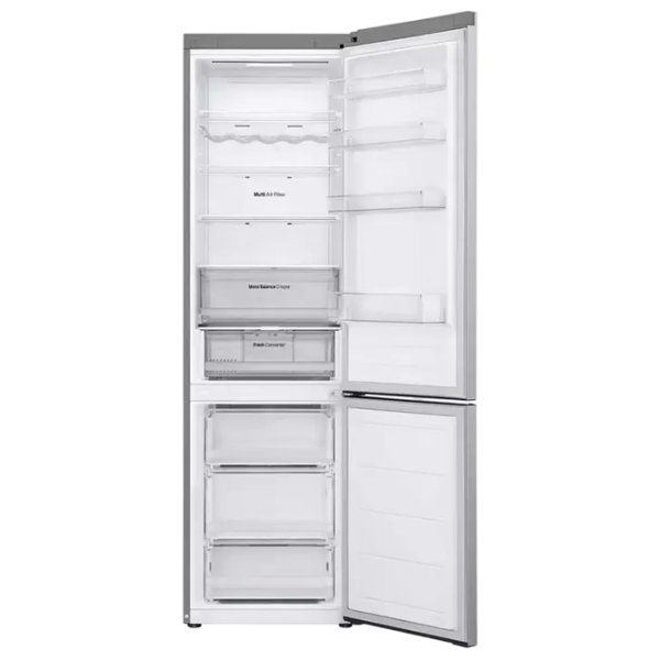 Frigider LG GBV3210DPY cu congelator jos 387 l / 203 cm / Inox photo 3