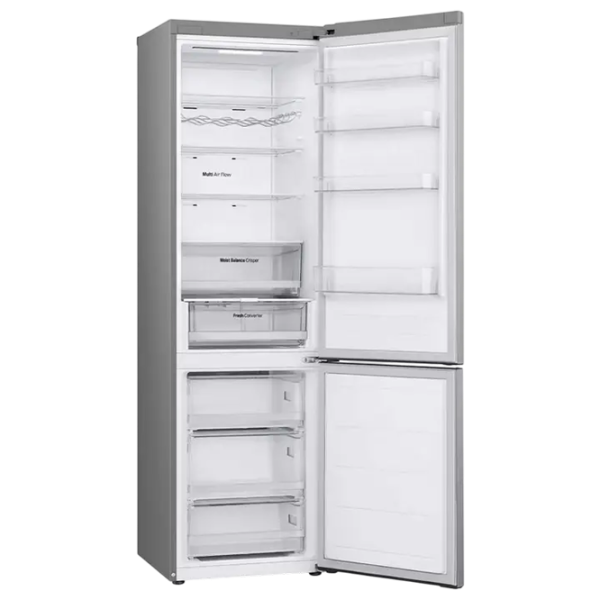Frigider LG GBV3210DPY cu congelator jos 387 l / 203 cm / Inox photo 5