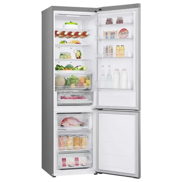 Frigider LG GBV3210DPY cu congelator jos 387 l / 203 cm / Inox photo 6