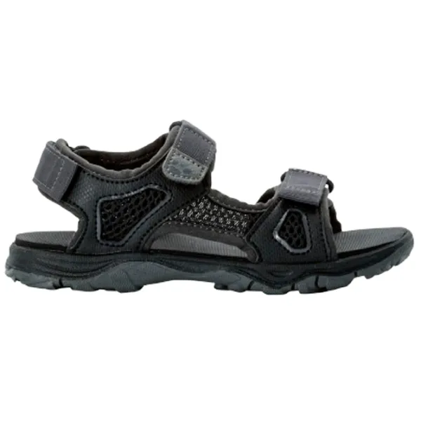 Sandale pentru băieți Jack Wolfskin Taraco Beach Sandal K Gray / Textil photo 1