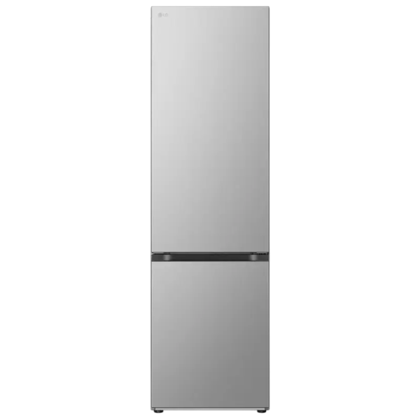 Frigider LG GBV5240DPY cu congelator jos 387 l / 203 cm / Inox photo 1