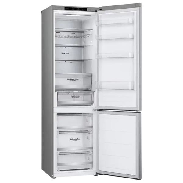 Frigider LG GBV5240DPY cu congelator jos 387 l / 203 cm / Inox photo 5